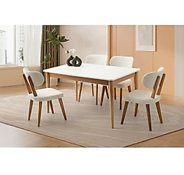 Ahsap sandalye yemek masası takımı