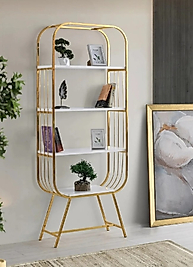 metal cok amaçlı duvar rafı kitaplık