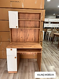 Bohem Çalışma Masası – Doğal Ahşap Zarafetiyle Sıcak Bir Çalışma Alanı