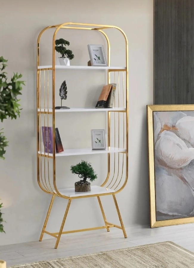 metal cok amaçlı duvar rafı kitaplık