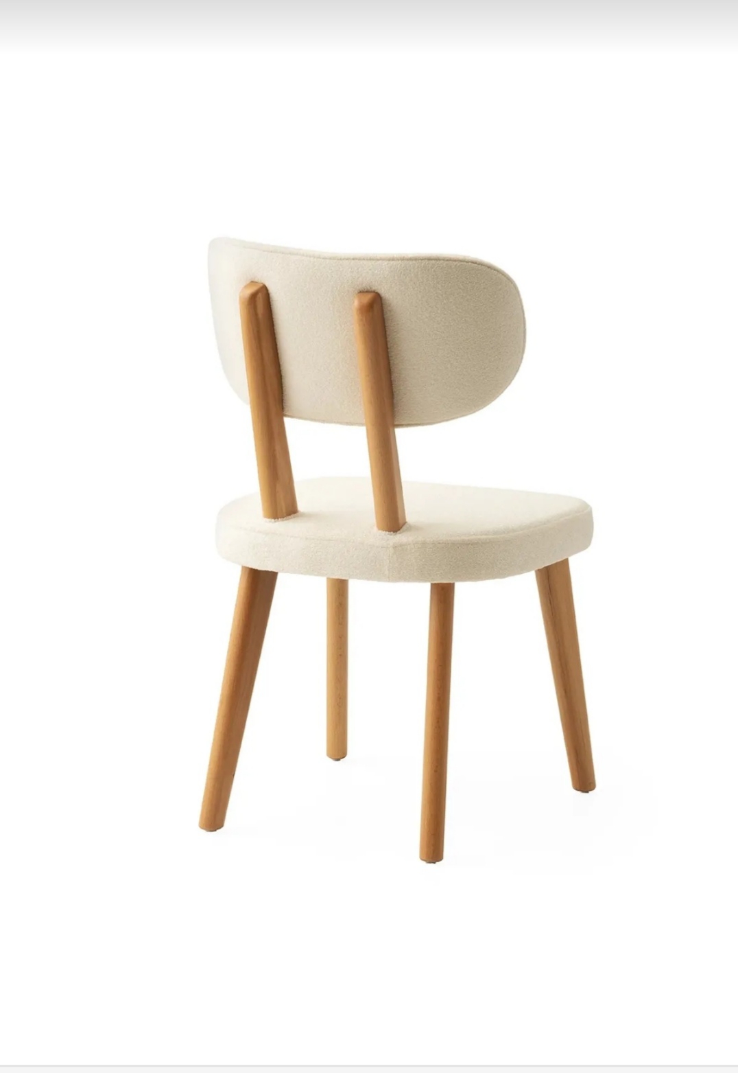 Yeni ahşap yemek sandalyesi